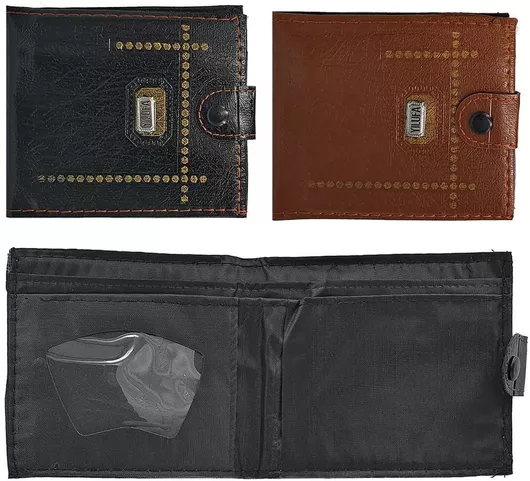 Ανδρικό Πορτοφόλι 4teen-4ty Μαύρο