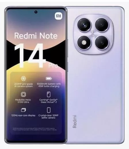 Xiaomi Redmi Note 14 Pro 4G 12GB 512GB Aurora Purple