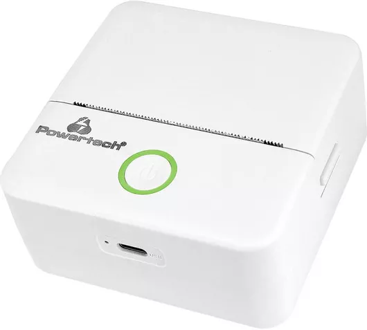 Powertech PT-1420 Θερμικός Εκτυπωτής για Φωτογραφίες με Bluetooth PT-1420