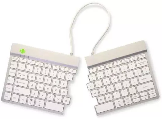 R-Go Tools Split Ασύρματο Bluetooth Πληκτρολόγιο Αγγλικό UK Λευκό