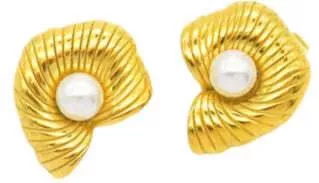 Σκουλαρίκι Ατσάλινα Καρφωτά Πέρλα 1.8cm E3095
