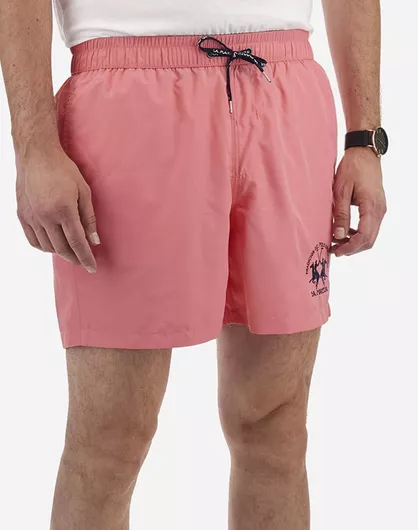 La Martina Ανδρικό Μαγιό Σορτς Ροζ (Pink)