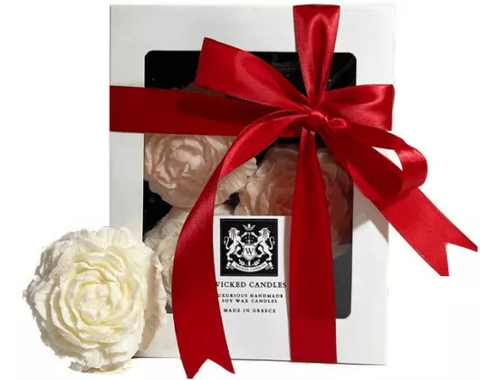 Αρωματικό Κερί Wicked Candles Σόγιας με Άρωμα Βανίλια 210gr Πορτοκαλί