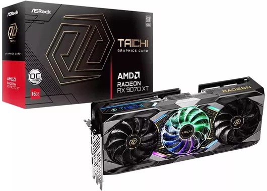 Κάρτα Γραφικών ASRock Radeon RX 9070 XT 16GB GDDR6 Taichi OC