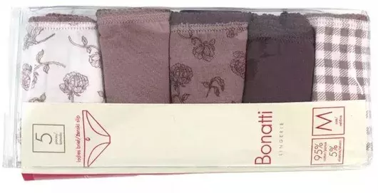 Bonatti Γυναικεία Βαμβακερά Slip Multiτμχ Χωρίς Ραφές