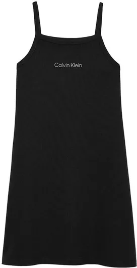 Calvin Klein Παιδικό Αμάνικο Μαύρο Φόρεμα