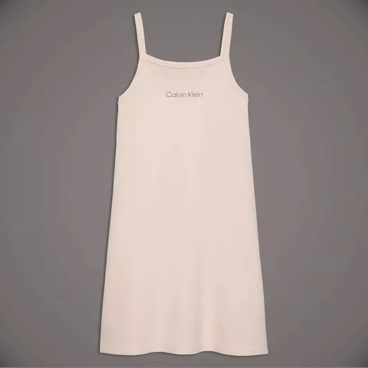 Calvin Klein Punto Αμάνικο Παιδικό Φόρεμα Ροζ