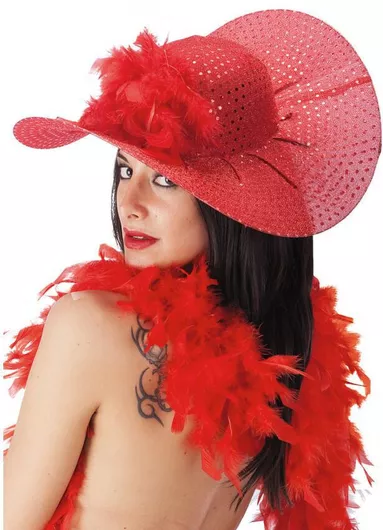 Καπέλο Αποκριάτικο Κόκκινο
