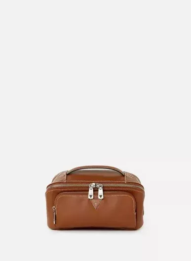 Νεσεσέρ Guess Ανδρικό Beauty Case Καφέ 25cm