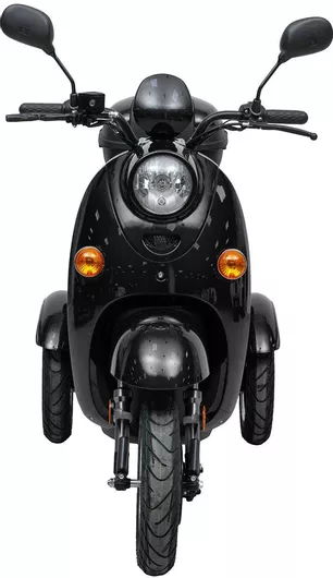 Ηλεκτρικό Τρίκυκλο Scooter Μηχανάκι - Μαύρο