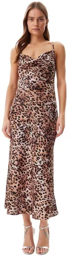 Guess Midi Λεοπάρ Φόρεμα