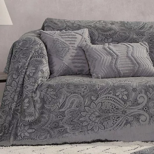 Ριχτάρι Διθέσιου Καναπέ Nef-Nef Homeware Rouen Winter 170x250 Grey