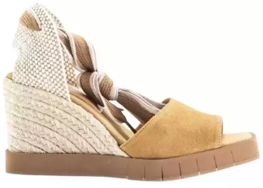 Palomitas Καλοκαιρινές Γυναικείες Πλατφόρμες Εσπαντρίγιες σε Καφέ Απόχρωση