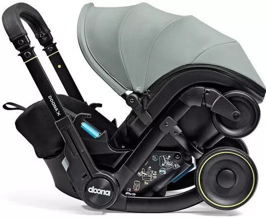Καρότσι Μωρού Doona X Car Seat & Stroller 2 σε 1 Kατάλληλο για Nεογέννητο Dusty Sage 8.3kg