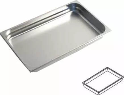 Σκεύος Gastronorm GTSA Ανοξείδωτο GN1/1 με Βάθος 40mm