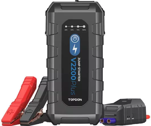 Εκκινητής-Φορτιστής Μπαταρίας Αυτοκινήτου Topdon 12V με Φακό