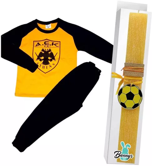 Πασχαλινή Λαμπάδα Στρογγυλή Κίτρινο