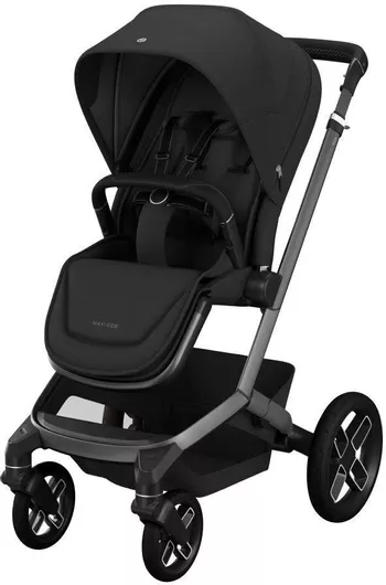 Καρότσι Μωρού Maxi-Cosi Fame Twillic Ρυθμιζόμενο 2 σε 1 Kατάλληλο για Nεογέννητο Μαύρο