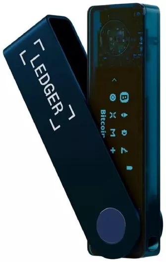 Cryptocurrency Wallet Ledger Nano X Sapphire Blue