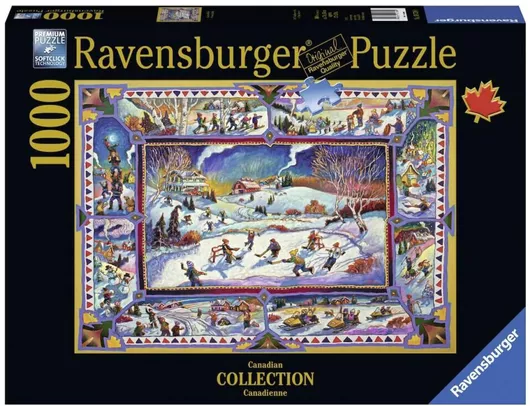 Puzzle Χριστούγεννα στον Καναδά 2D 1000 Κομμάτια