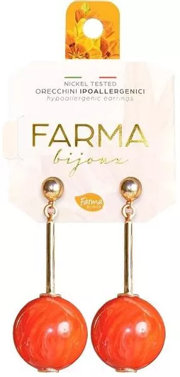 Σκουλαρίκι Farma Bijoux Κρεμαστά με Πέτρες