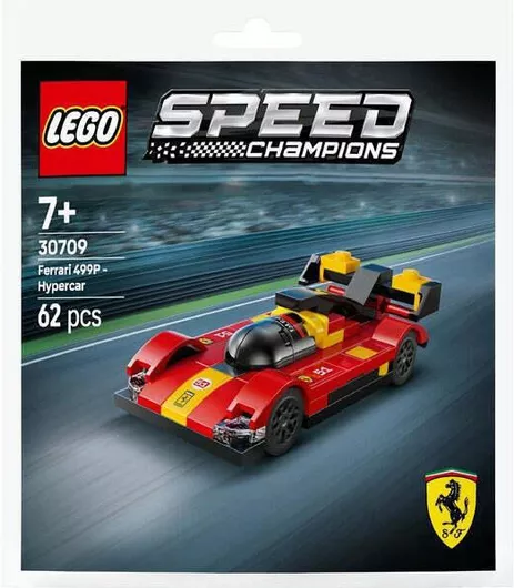 Lego Speed Champions Ferrari για παιδιά 7+ Ετών, 62 τεμάχια 76906