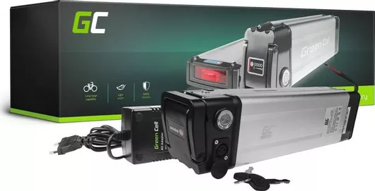 Green Cell E-Bike Battery 36V 23.8Ah Li-Ion Silverfish με φορτιστή