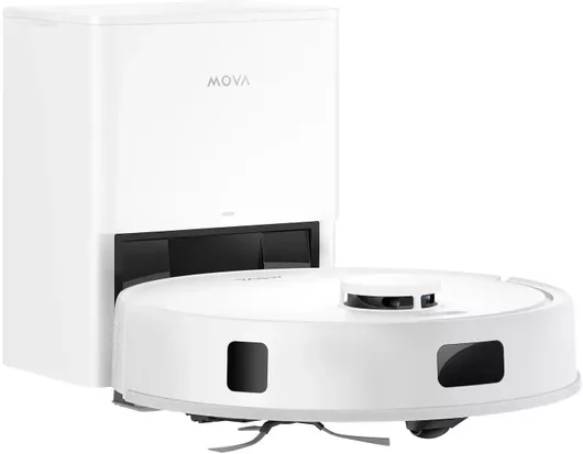 Mova E20 Plus Σκούπα Ρομπότ για Σκούπισμα & Σφουγγάρισμα με Wi-Fi Λευκή