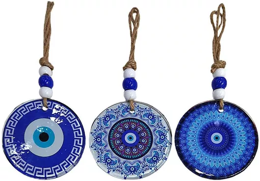 Γούρι HOMie Κρεμαστό Μάτι από Γυαλί 23x8cm (Διάφορα Σχέδια)