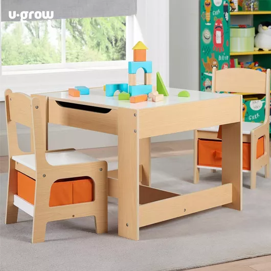 Σετ Παιδικό Τραπέζι με Καρέκλες για Ζωγραφική