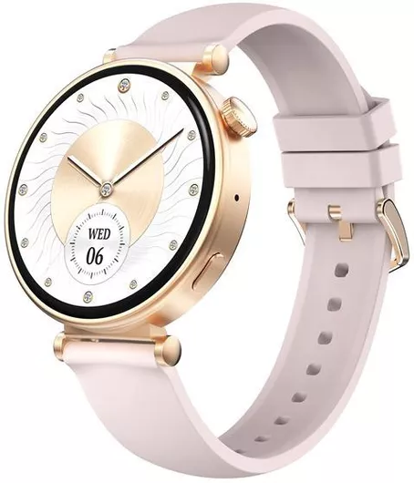 Riversong Glow Smartwatch με Παλμογράφο Ροζ Χρυσό