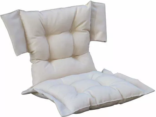 Μαξιλάρι Καρέκλας Κήπου Woodwell με Πλάτη 55x75cm εκρού