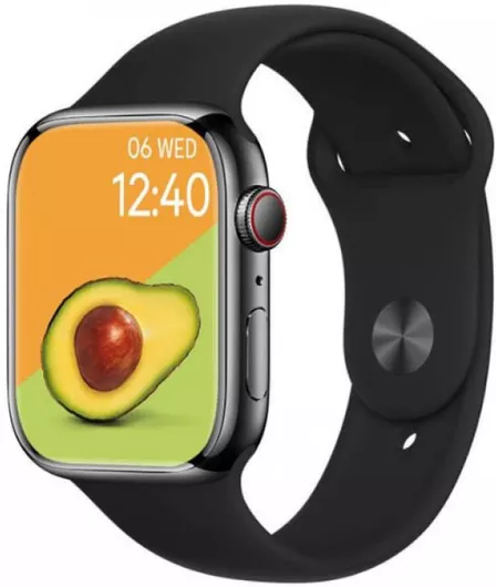 S9 Pro Max 49mm Smartwatch με Παλμογράφο Μαύρο