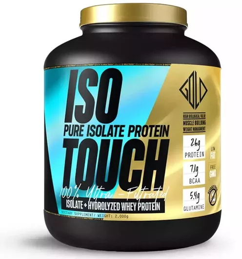 GoldTouch Nutrition Iso Touch 86% Whey Protein Gluten Free Vanilla Flavor 2kg