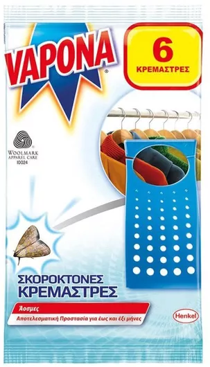 Vapona Σκοροκτόνο 6 τεμάχια
