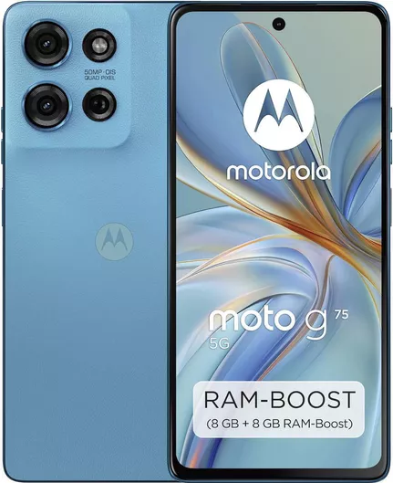Motorola Moto G75 5G 8GB 256GB Aqua Blue