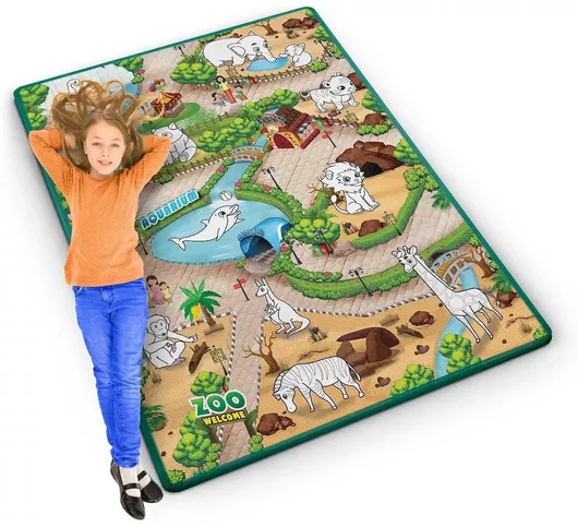 Ricokids Rk-344 Rollable Coloring Mat 120 x 90 x 0.3 cm