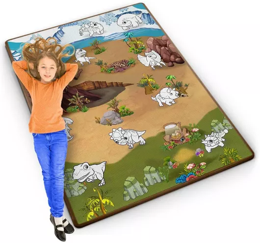 Ricokids Rk-344 Rollable Coloring Mat 120 x 90 x 0.3 cm