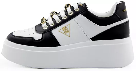Renato Garini Γυναικεία Sneakers Λευκό / Μαύρο
