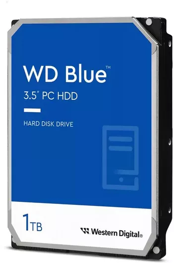 HDD Σκληρός Δίσκος Western Digital Blue 1TB 3.5" SATA III 5400rpm με 64MB Cache για Desktop / Laptop / PS4