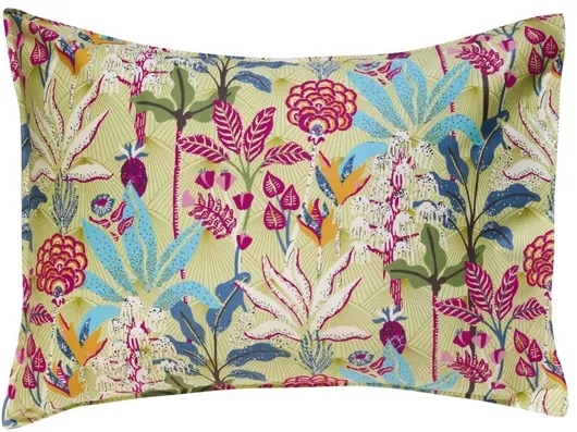 Σετ Μαξιλαροθήκες Kentia Zuba Oxford 50x70cm Πράσινο-magenta