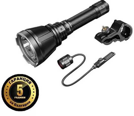 Fenix HT18R LED Flashlight Set with ALG-18 Mount & AER-05 Remote Trigger