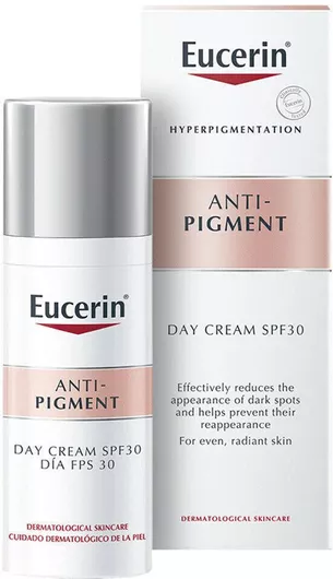 Eucerin Anti-Pigment Κρέμα Ημέρας SPF30 για Πανάδες, Ατέλειες & Λεύκανση 50ml