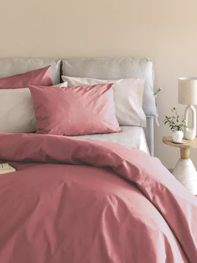 Σετ Μαξιλαροθήκες Palamaiki Etoile με Φάσα 52x72cm Brick