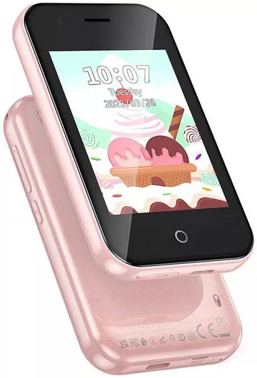Κινητό Απλής Χρήσης Hoco Y102 Children Phone Single SIM (4GB) Ροζ