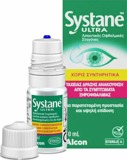 Systane Ultra Οφθαλμικές Σταγόνες για Ξηροφθαλμία 10ml