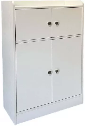 Ντουλάπι Μπάνιου Mega Bazaar Μ60xΒ27xΥ100cm Λευκό