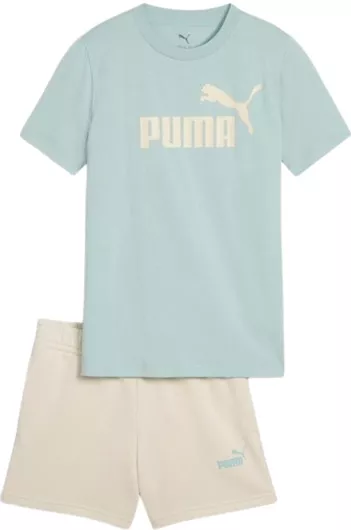 Παιδικό Σετ Puma Καλοκαιρινό 2τμχ με Σορτς Βεραμάν - Μπεζ