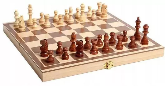 Σκάκι Τάβλι από Ξύλο 29.5x29.5cm