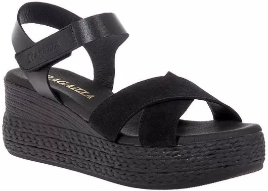 Ragazza Μαύρο Καλοκαιρινές Πλατφόρμες για Γυναίκες